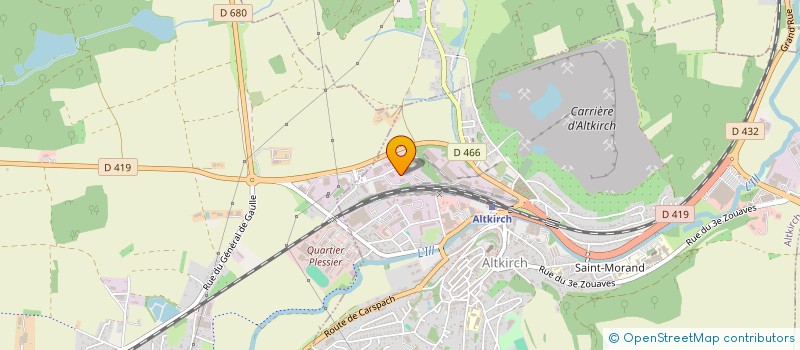 localisation de l'entreprise CHS CONTROLE HAYONS SERVICE à ALTKIRCH