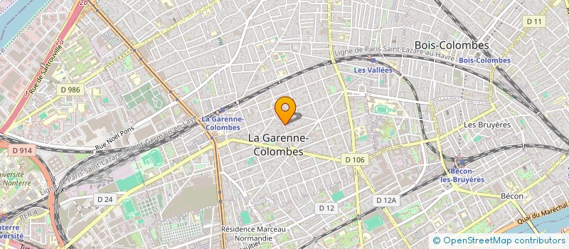 localisation de l'entreprise CHS FILMS à LA GARENNE-COLOMBES