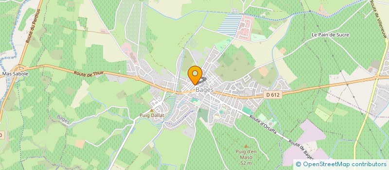 localisation de l'entreprise CHS INVEST  BAGES