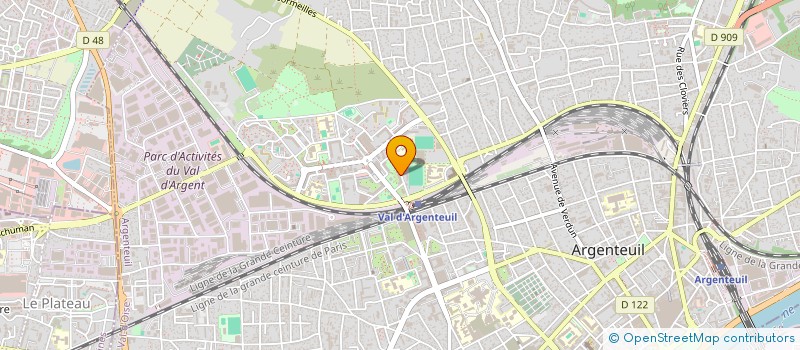 localisation de l'entreprise CHSECURITY  ARGENTEUIL