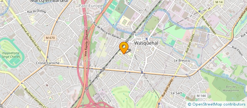 localisation de l'entreprise CHSH  WASQUEHAL