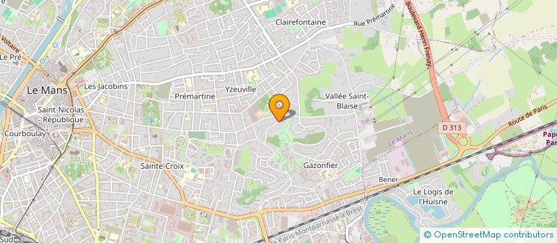 localisation de l'entreprise CHSNH  LE MANS