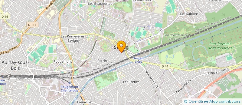 localisation de l'entreprise CHT à SEVRAN