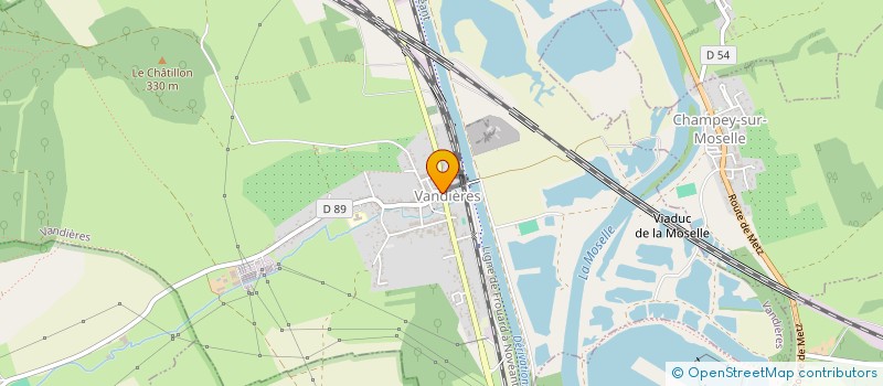 localisation de l'entreprise CHT  VANDIERES