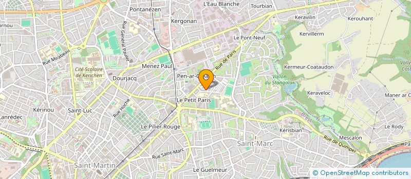 localisation de l'entreprise CHT  BREST