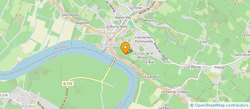 localisation de l'entreprise CHT CHERI-CHT CHERIE FERM VITICOLE FRAN  LANGOIRAN