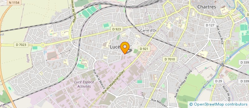 localisation de l'entreprise CHT DIFFUSION à LUCE