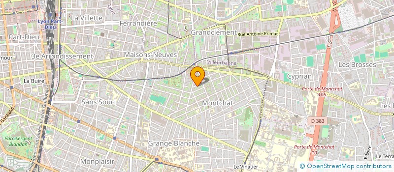 localisation de l'entreprise CHT IMMO  LYON