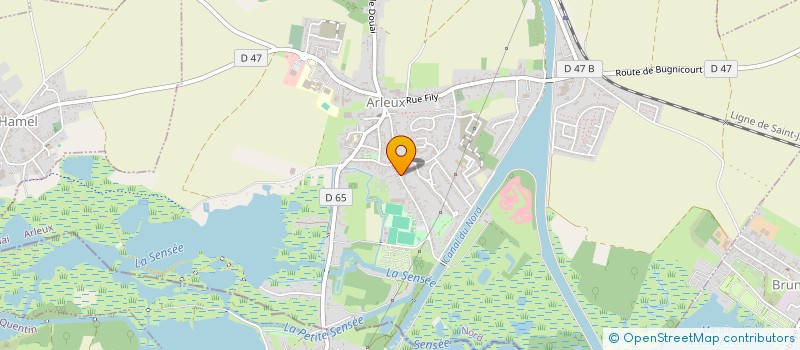 localisation de l'entreprise CHTA  ARLEUX