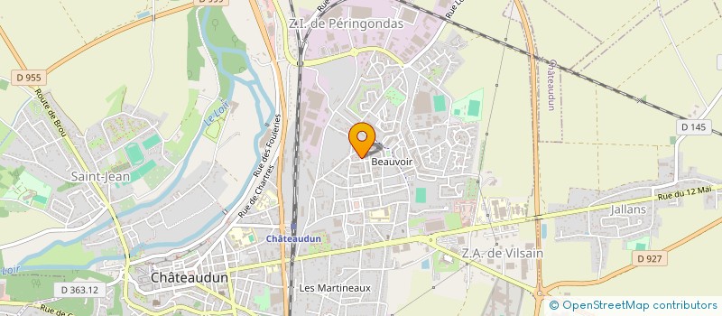 localisation de l'entreprise CHTAOUNI à CHATEAUDUN