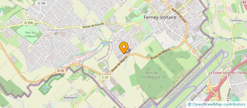 localisation de l'entreprise CHTECH CONSULTING à FERNEY-VOLTAIRE