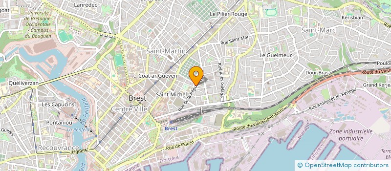 localisation de l'entreprise CHTERVRAS  BREST