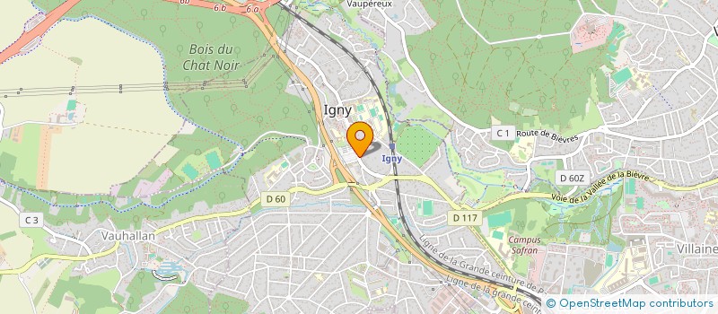 localisation de l'entreprise CHTH-CONSEIL à IGNY