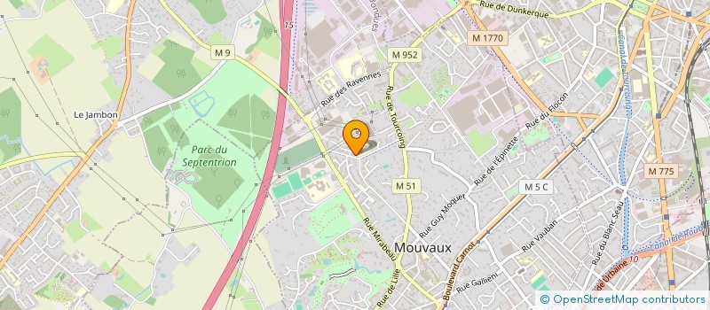 localisation de l'entreprise CHTI-LURON à MOUVAUX