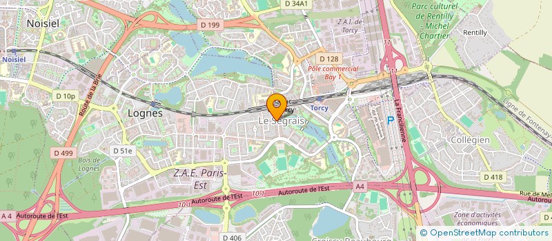 localisation de l'entreprise CHTI-TRANSPORTS à LOGNES