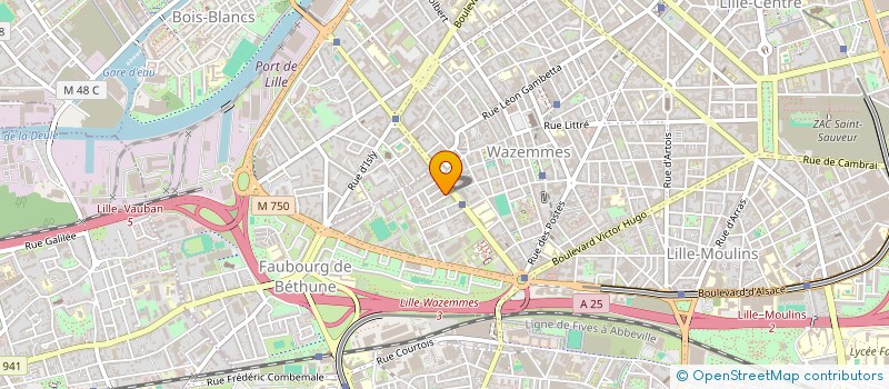 localisation de l'entreprise CHTICA à LILLE
