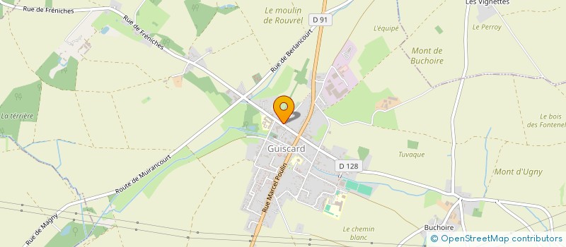 localisation de l'entreprise CHTIFAB  GUISCARD