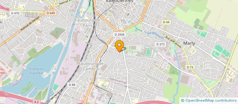 localisation de l'entreprise CHTIGARDEN à VALENCIENNES