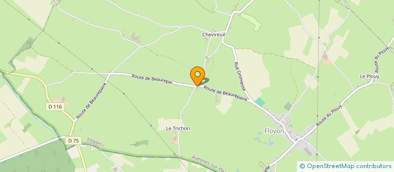localisation de l'entreprise CHTIQUAD59 à FLOYON