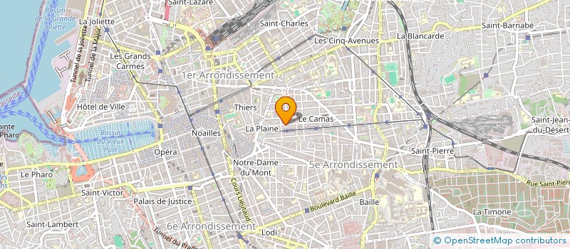 localisation de l'entreprise CHTIR.I à MARSEILLE