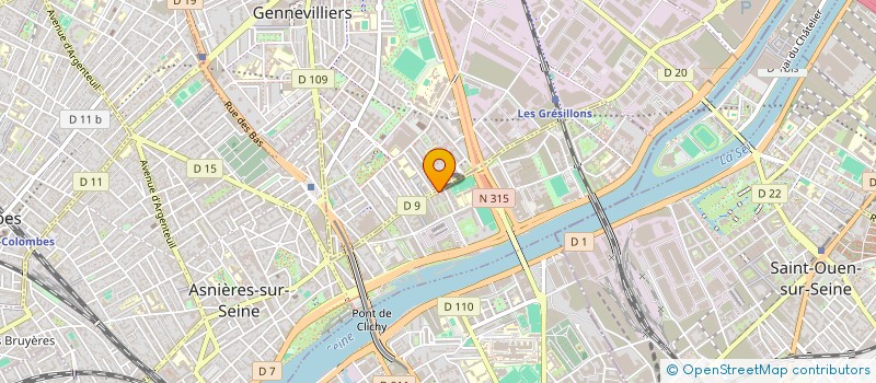 localisation de l'entreprise CHTOUKA à ASNIERES-SUR-SEINE