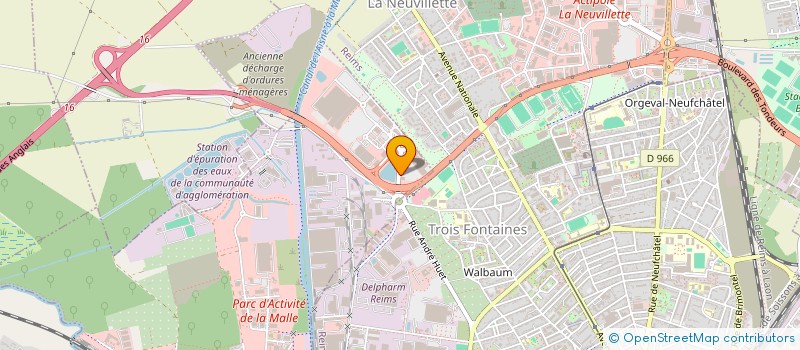 localisation de l'entreprise CHU BOURGES  SAINT-BRICE-COURCELLES