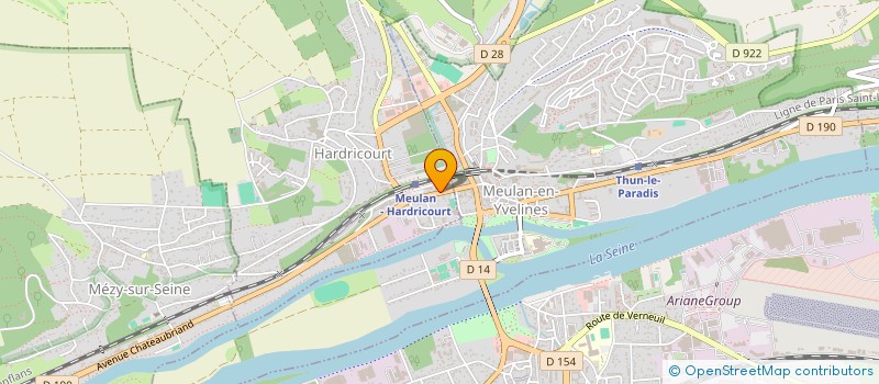 localisation de l'entreprise CHU HOUSEBOAT 95  SAINT-BRICE-COURCELLES