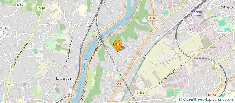 localisation de l'entreprise CHUCKY  CALUIRE-ET-CUIRE