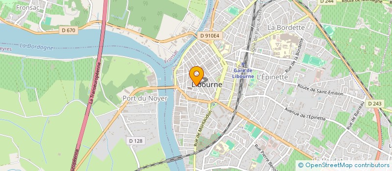 localisation de l'entreprise CHUDZIAK ET ASSOCIES à LIBOURNE