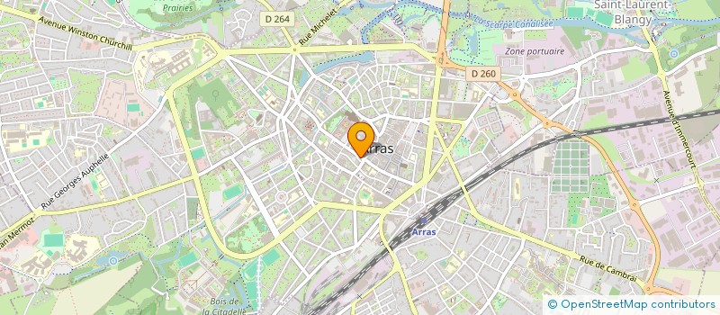 localisation de l'entreprise CHUDZICKI à ARRAS