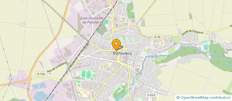 localisation de l'entreprise CHUEN FONG à PITHIVIERS