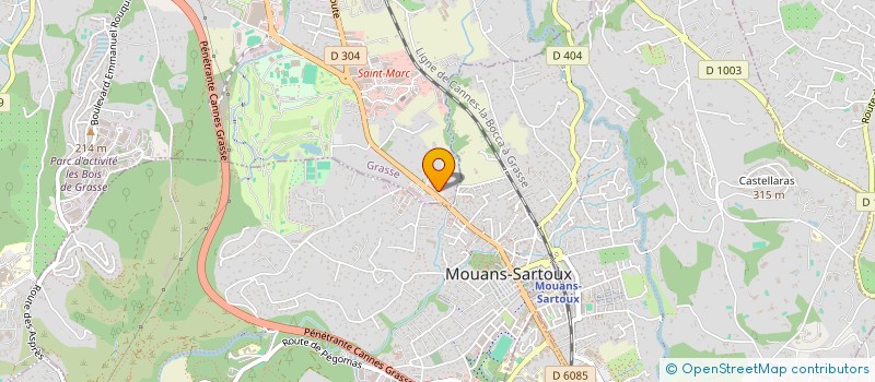 localisation de l'entreprise CHUI'KAP à GRASSE