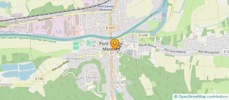 localisation de l'entreprise CHULLI  PONT-SAINTE-MAXENCE