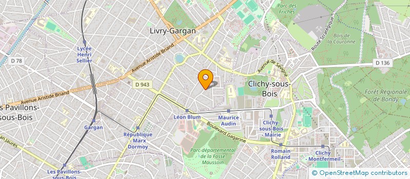 localisation de l'entreprise CHUNA à LIVRY-GARGAN