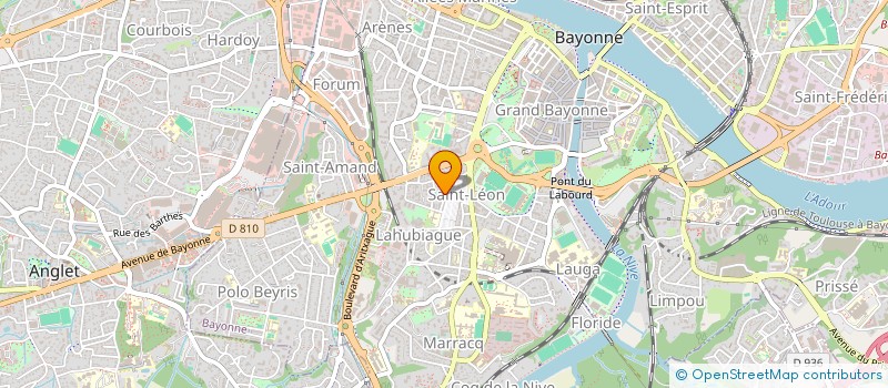 localisation de l'entreprise CHUNG'ART à BAYONNE