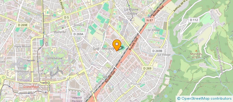 localisation de l'entreprise CHUNG-GOFMAN  SAINT-MARTIN-D'HERES