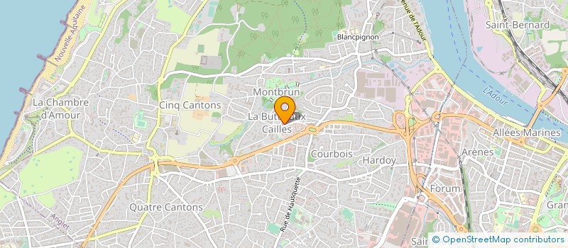 localisation de l'entreprise CHUNKY ARCHITECTURE  ANGLET