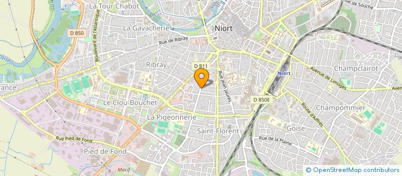 localisation de l'entreprise CHUPEAU FREDERICK BIGOT PASCAL  NIORT