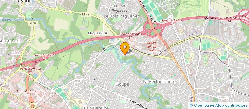 localisation de l'entreprise CHUPIMMO à ORVAULT