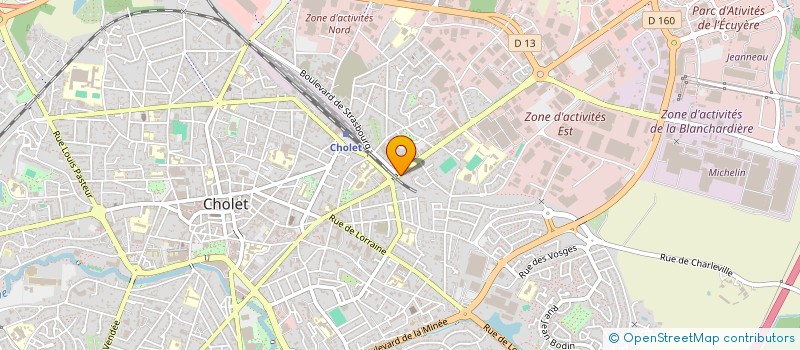 localisation de l'entreprise CHUPIN 468 à CHOLET