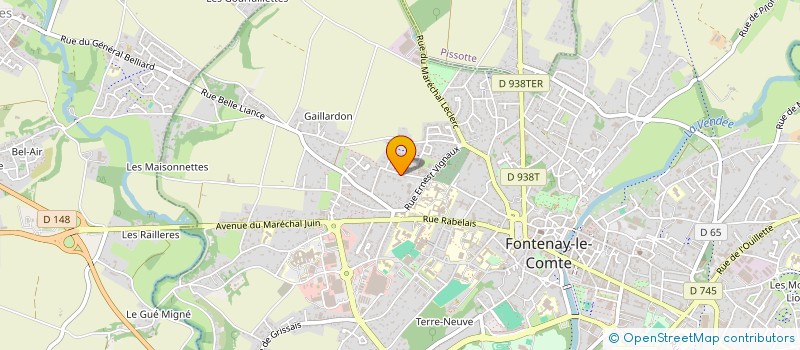 localisation de l'entreprise CHUPITO  FONTENAY-LE-COMTE