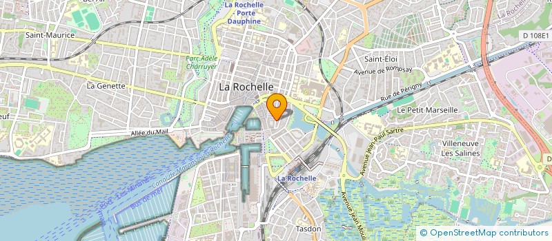 localisation de l'entreprise CHURCHILL  LA ROCHELLE