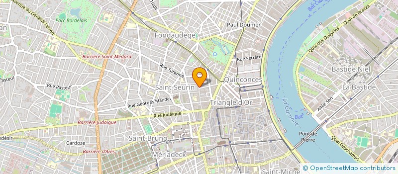 localisation de l'entreprise CHURCHILL  BORDEAUX