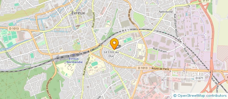 localisation de l'entreprise CHURCHILL  EVREUX