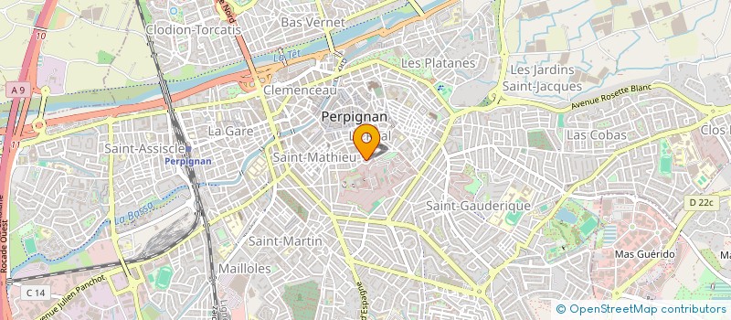 localisation de l'entreprise CHURLA  PERPIGNAN