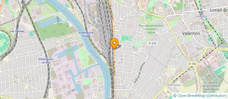 localisation de l'entreprise CHURRASQUEIRA COSTA VERDE  VILLENEUVE-SAINT-GEORGES