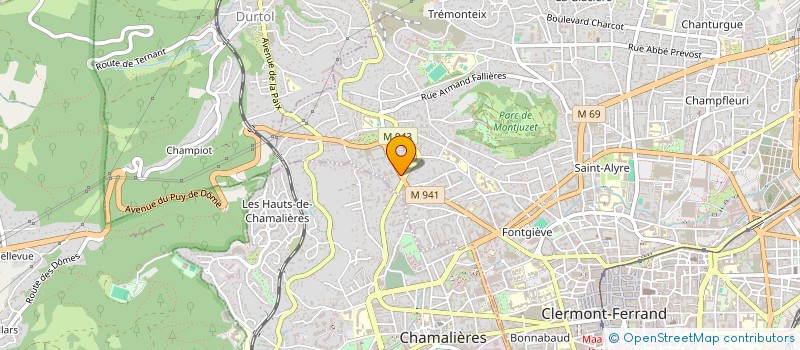 localisation de l'entreprise CHURRASQUEIRA DES VOLCANS  CLERMONT-FERRAND