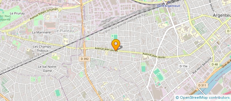 localisation de l'entreprise CHURRASQUEIRA POMBALENSE  ARGENTEUIL