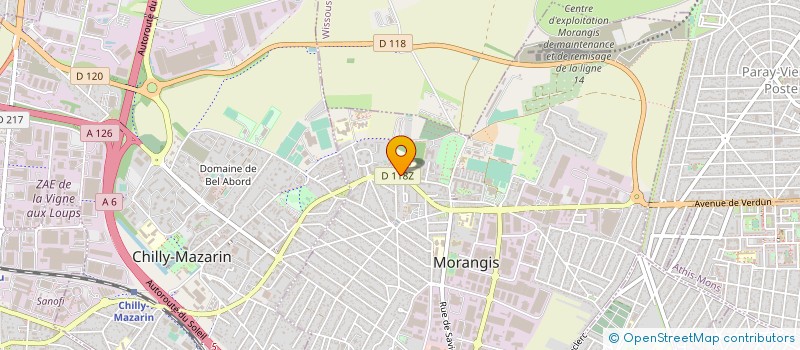 localisation de l'entreprise CHURRASQUEIRA SAUDADE à MORANGIS