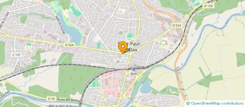 localisation de l'entreprise CHURRASQUEIRA TRASMONTANA à SAINT-PAUL-LES-DAX